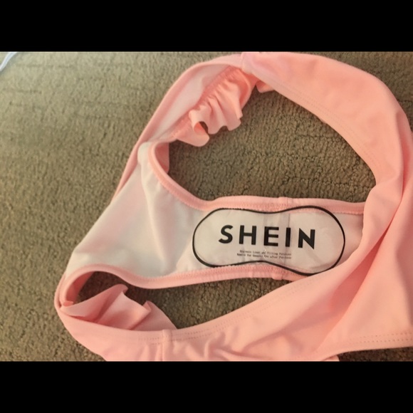 Shein Pink Ruffle Bathing Suit Bottoms - Picture 3 of 5